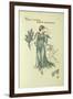 Flowers from Shakespeare's Garden: Rosemary-Walter Crane-Framed Premium Giclee Print