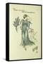 Flowers from Shakespeare's Garden: Rosemary-Walter Crane-Framed Stretched Canvas