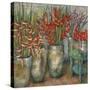 Flowers from Ubud-Wendy Wooden-Stretched Canvas