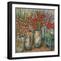 Flowers from Ubud-Wendy Wooden-Framed Giclee Print