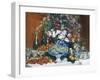 Flowers, Fruit and Champagne-Jean Francois Raffaelli-Framed Giclee Print