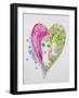 Flowers Heart-Oxana Zaika-Framed Giclee Print