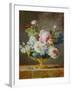 Flowers in a Blue Vase, 1782-Anne Vallayer-coster-Framed Giclee Print
