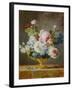 Flowers in a Blue Vase, 1782-Anne Vallayer-coster-Framed Giclee Print