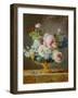 Flowers in a Blue Vase, 1782-Anne Vallayer-coster-Framed Giclee Print