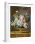 Flowers in a Blue Vase, 1782-Anne Vallayer-coster-Framed Giclee Print