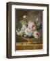 Flowers in a Blue Vase, 1782-Anne Vallayer-coster-Framed Giclee Print