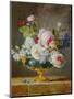 Flowers in a Blue Vase, 1782-Anne Vallayer-coster-Mounted Giclee Print