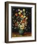 Flowers in a Blue Vase, about 1608-Jan Brueghel the Elder-Framed Premium Giclee Print