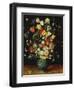 Flowers in a Blue Vase, about 1608-Jan Brueghel the Elder-Framed Premium Giclee Print