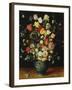 Flowers in a Blue Vase, about 1608-Jan Brueghel the Elder-Framed Giclee Print