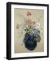 Flowers in a Blue Vase, C. 1905-08-Odilon Redon-Framed Giclee Print