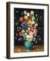 Flowers in a Blue Vase-Jan Brueghel the Elder-Framed Collectable Print