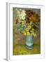 Flowers in a Blue Vase-Vincent van Gogh-Framed Giclee Print