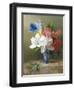 Flowers in a Blue Vase-Arantina Arendsen-Framed Premium Giclee Print