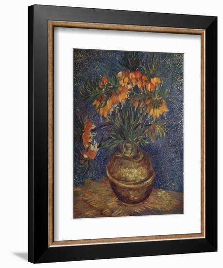 'Flowers in a Brass Vase', 1887, (1923)-Vincent van Gogh-Framed Giclee Print