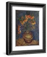 'Flowers in a Brass Vase', 1887, (1923)-Vincent van Gogh-Framed Giclee Print