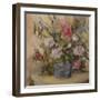 Flowers in a bucket-Miranda Legard-Framed Giclee Print