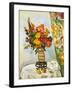 Flowers in a Chinese Vase (Oil on Canvas)-George Leslie Hunter-Framed Giclee Print