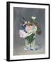 Flowers in a Crystal Vase, C.1882-Edouard Manet-Framed Giclee Print