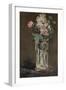 Flowers in a Crystal Vase-Edouard Manet-Framed Premium Giclee Print