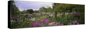 Flowers in a Garden, Foundation Claude Monet, Giverny, France-null-Stretched Canvas