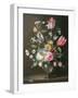 Flowers in a Glass Vase, 1663-Johannes Antonius van der Baren-Framed Giclee Print