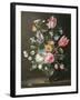 Flowers in a Glass Vase, 1663-Johannes Antonius van der Baren-Framed Giclee Print