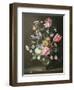 Flowers in a Glass Vase, 1663-Johannes Antonius van der Baren-Framed Giclee Print