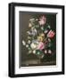 Flowers in a Glass Vase, 1663-Johannes Antonius van der Baren-Framed Giclee Print