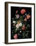 Flowers in a Glass Vase, C.1660-Jan Davidsz de Heem-Framed Premium Giclee Print