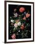 Flowers in a Glass Vase, C.1660-Jan Davidsz de Heem-Framed Giclee Print