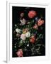 Flowers in a Glass Vase, C.1660-Jan Davidsz de Heem-Framed Giclee Print