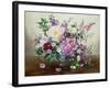 Flowers in a Glass Vase-Albert Williams-Framed Giclee Print