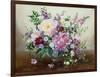 Flowers in a Glass Vase-Albert Williams-Framed Giclee Print