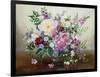 Flowers in a Glass Vase-Albert Williams-Framed Giclee Print