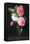 Flowers in a Glass Vase-Daniel Seghers-Framed Stretched Canvas