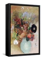 Flowers in a Green Vase, 1910-Odilon Redon-Framed Stretched Canvas