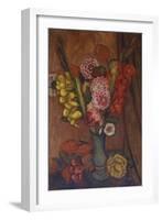 Flowers in a Green Vase-Mark Gertler-Framed Giclee Print