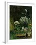 Flowers in a Greenhouse, 1864-Pierre-Auguste Renoir-Framed Giclee Print