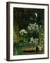 Flowers in a Greenhouse, 1864-Pierre-Auguste Renoir-Framed Giclee Print