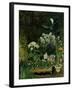 Flowers in a Greenhouse, 1864-Pierre-Auguste Renoir-Framed Giclee Print