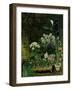 Flowers in a Greenhouse, 1864-Pierre-Auguste Renoir-Framed Giclee Print