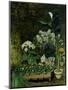 Flowers in a Greenhouse, 1864-Pierre-Auguste Renoir-Mounted Giclee Print