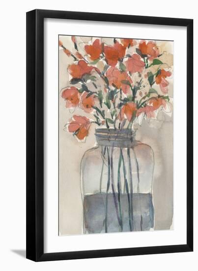 Flowers in a Jar I-Samuel Dixon-Framed Art Print