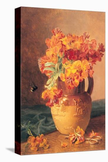 Flowers in a Jug-Eloise Harriet Stannard-Stretched Canvas