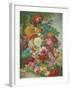 Flowers in a Landscape-Joseph Nigg-Framed Collectable Print