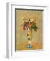 Flowers in a Painted Vase-Odilon Redon-Framed Giclee Print