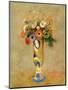 Flowers in a Painted Vase-Odilon Redon-Mounted Giclee Print