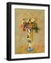 Flowers in a Painted Vase-Odilon Redon-Framed Giclee Print